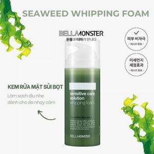 sữa rửa mặt Bellamonster Sensitive Care Solution Whipping Foam