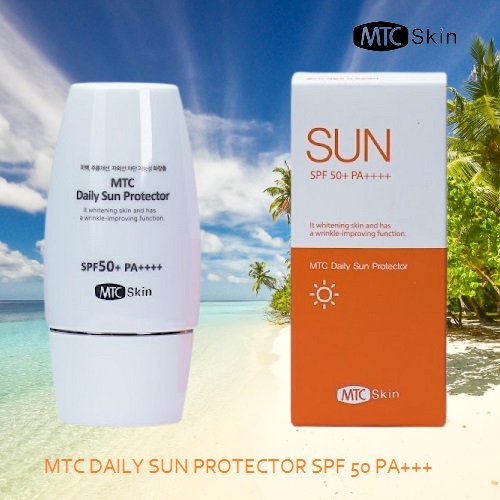 Kem chống nắng MTC Daily Sun Protector SPF 50 PA+++ Hàn Quốc