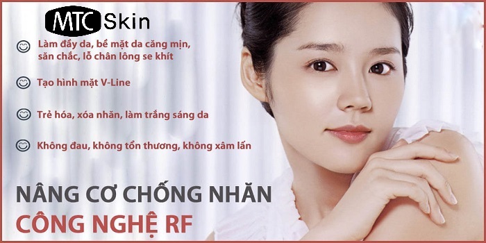 nâng cơ chống nhăn bằng công nghệ RF