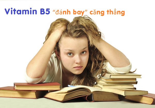 Vitamin B5 giúp giảm căng thẳng