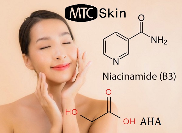 AHA kết hợp với Niacinamide
