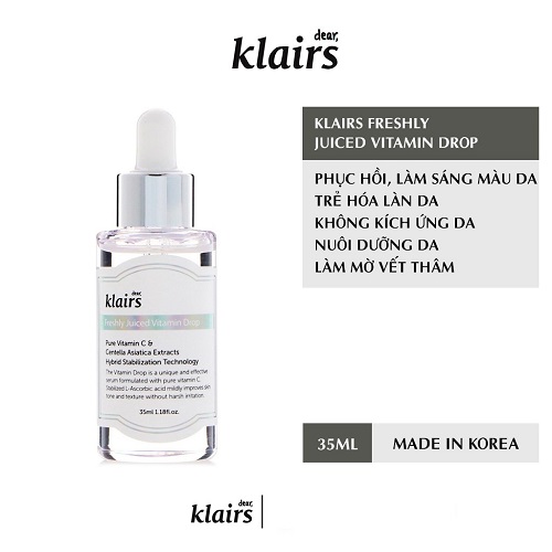 Vita C Hàn Quốc – Klairs Freshly Juiced Vitamin C Drop