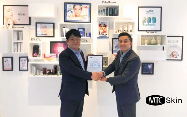 hợp tác với Công ty MTC Skin