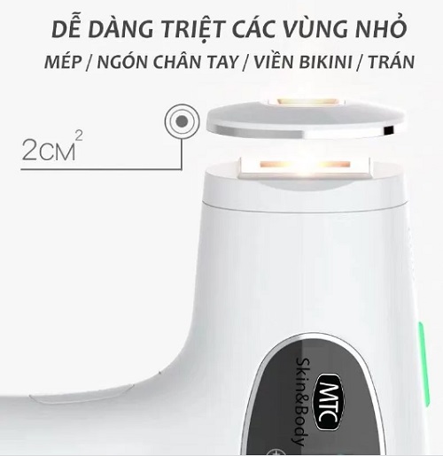 Review máy triệt lông tại nhà MTC SKIN