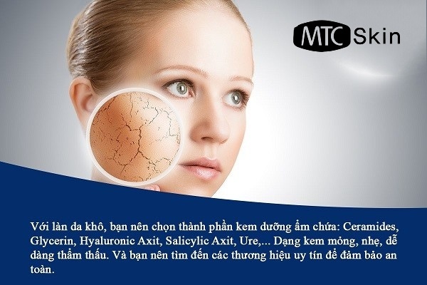 Cách chọn kem dưỡng ẩm cho da khô