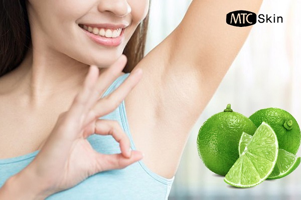 Cách triệt lông nách bằng chanh