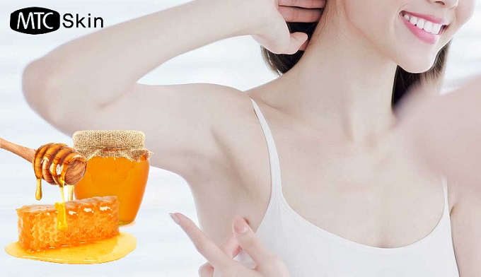 Cách triệt lông nách tại nhà bằng mật ong
