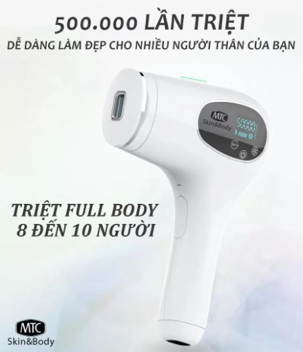 máy triệt lông đầu lạnh MTC SKIN số 1 Hàn Quốc