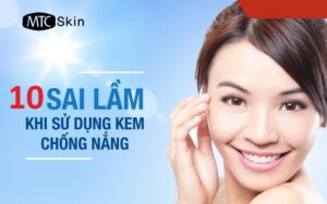Sai lầm khi bôi kem chống nắng