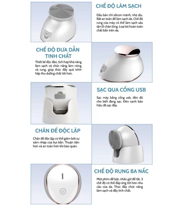 Một số lưu ý khác khi sử dụng máy rửa mặt