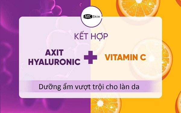 serum vitamin c dùng chung với gì