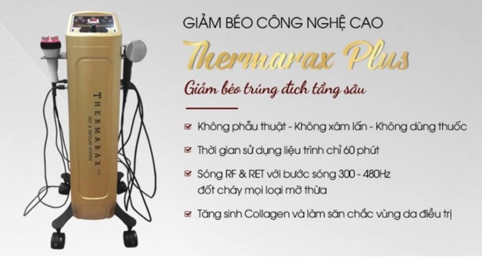 Giảm mỡ bụng hiệu quả với máy Thermarax Plus