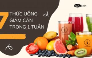 nước uống giảm cân nhanh trong 1 tuần